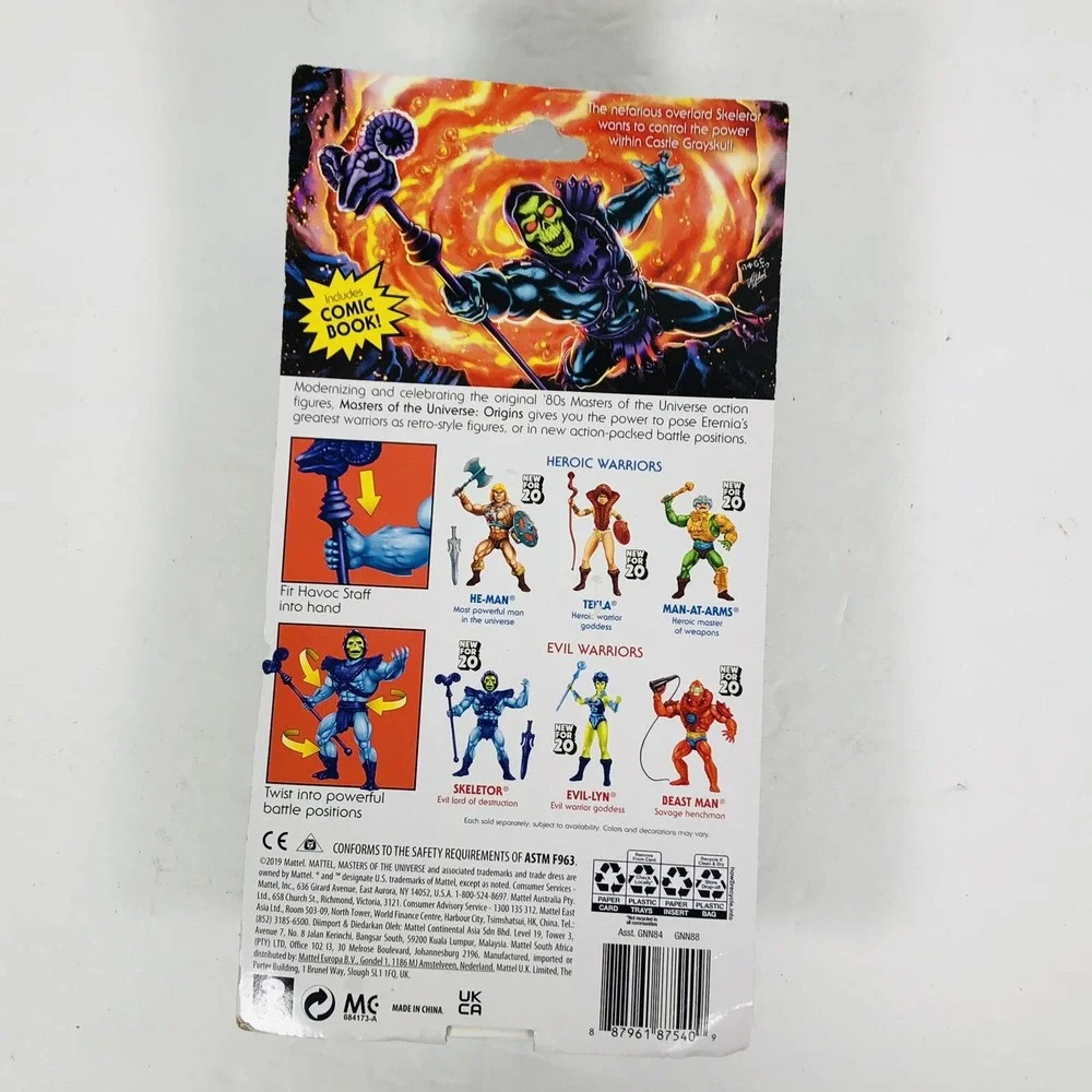 Masters of the Universe MOTU Skeletor Origins Action Figure Kids Toy NEW